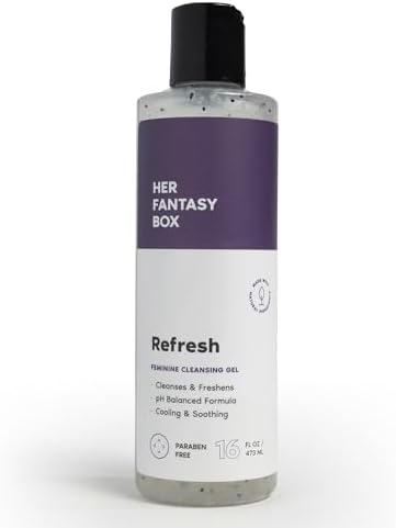Her Fantasy Box | Refresh pH Balancing Shower Gel - Natural Feminine Hygiene Solution for Gentle Cleansing, Odor Control, and Skin Nourishment - pH-Balanced Formula for All Skin Types (16 oz) by HERFANTASYBOX