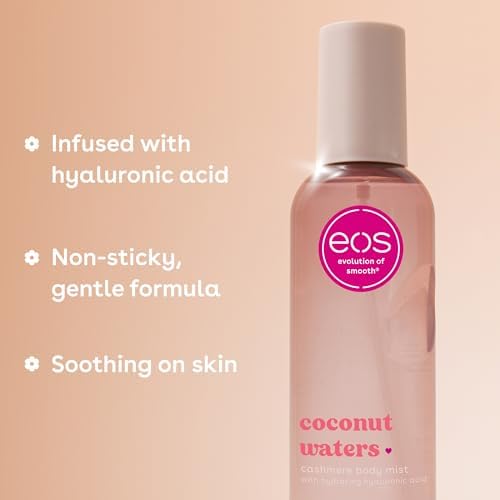 eos Cashmere Body Mist- Coconut Waters, Body Spray for Women, 6 fl oz - Image 5