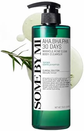 SOME BY MI AHA BHA PHA 30 Days Miracle Acne Clear Body Cleanser (Body Wash Big size 26.46 oz- Pack of 1) by SOMEBYMI