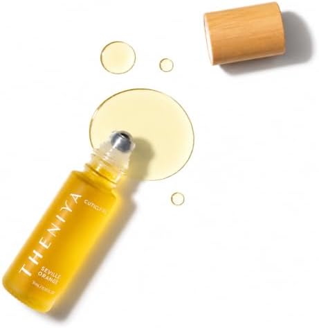 Cuticle Oil Made in USA - Hydrating Roll-On with Jojoba & Vitamin E - 5mL Travel Sized (Orange Fragrance) by Unknown