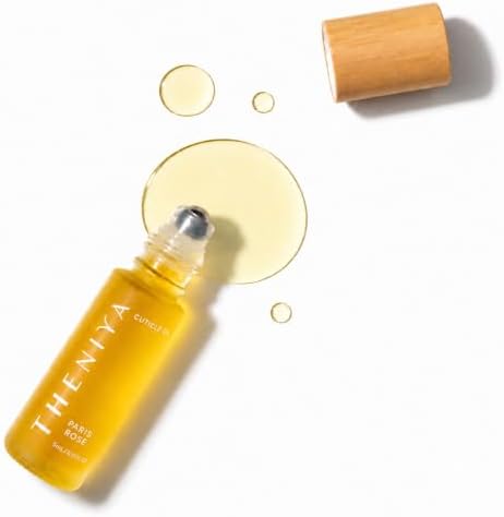 Cuticle Oil Made in USA - Hydrating Roll-On with Jojoba & Vitamin E - 5mL Travel Sized (Rose Fragance) by Unknown