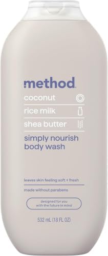 Method Body Wash, Simply Nourish, Paraben and Phthalate Free, 18 oz (Pack of 12) by method