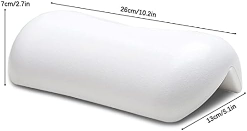 SPA Bath Pillow Non-Slip Bathtub Headrest Soft Waterproof Bath Pillows with Suction Cups Easy to Clean Bathroom Accessories (1pc) - Image 2