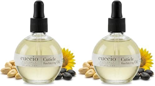 Cuccio Naturale Fragrance Free Revitalizing Cuticle Oil, Lightweight Fast-Absorbing Hydrating Nail & Cuticle Conditioner, Cold-Pressed Oils + Vitamin E, 2.30 Fl Oz (Pack of 2) by Cuccio