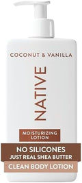 Native Body Lotion Contains Naturally Derived Plant-Based Moisturizers for Women and Men | Restores Dry Skin, Coconut & Vanilla, 16.5 fl oz by Native