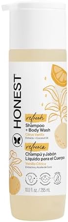 The Honest Company Shampoo & Body Wash, Citrus Vanilla Refresh, 10 fl oz by TheHonestCompany