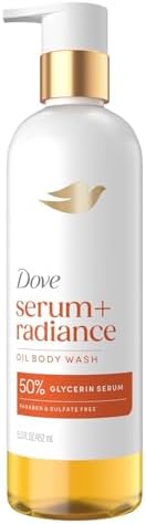 Dove Serum+ Radiance Oil Body Wash, Jojoba & Monoi Flower, 15.3 fl oz by Dove