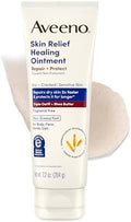 Aveeno Skin Relief Healing Ointment, for Extra Dry, Cracked & Sensitive Skin, 72-Hour Protectant with Triple Oat, Shea Butter & Glycerin, Fragrance-Free for Body, Face, Hands, Lips 7.2 oz by Aveeno