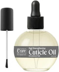 C CARE Fragrance Free Cuticle Oil For Nails - Repairs Cuticles Overnight - Moisturizes and Strengthens Nails and Cuticles - Dropper & Brush included - 2.5oz by CCARE
