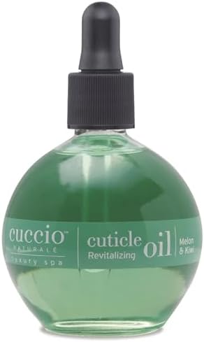 Cuccio Naturale Melon & Kiwi Revitalizing Cuticle Oil, Lightweight Fast-Absorbing Hydrating Nail & Cuticle Conditioner, Cold-Pressed Oils + Vitamin E, 2.30 Fl Oz by Cuccio