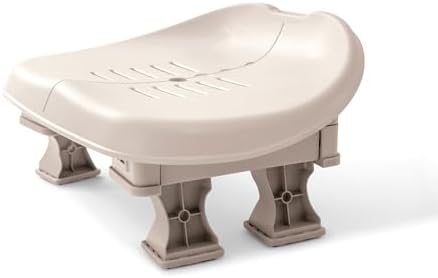 Intex 28502E PureSpa Slip Resisting Removable Countoured Inflatable Hot Tub Spa Seat Accessory with Adjustable Height for All PureSpa Models, Beige by Unknown