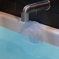 Mindful Design | Overflow Drain Cover for Tub | Best Gifts for Mom, Spa & Bath Accessories | Drain Block, Water Stopper Plug | Bath Essentials for Women | 4" Diameter, Clear by MindfulDesign