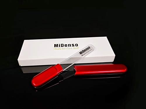 MiDenso Premium Glass Nail File, Wine Red - Image 2