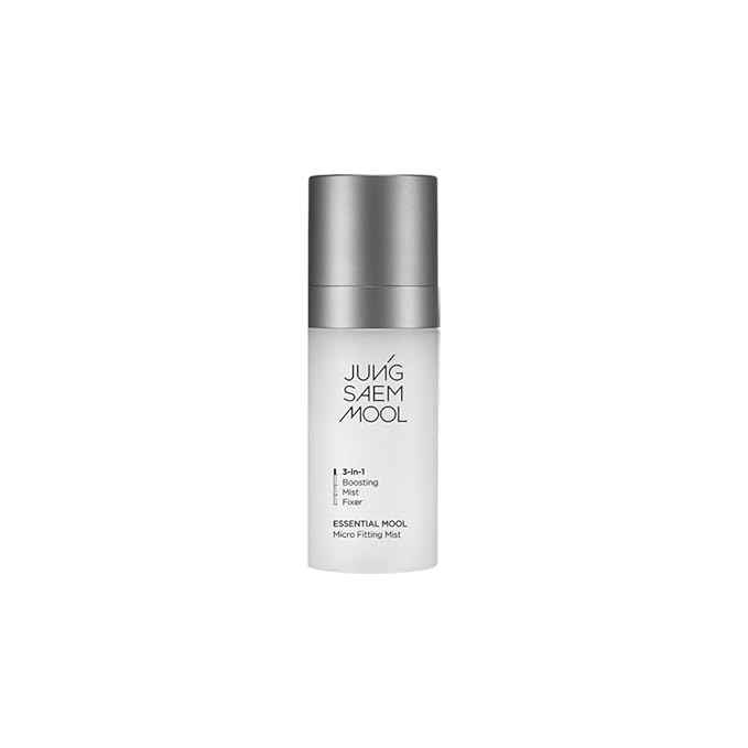JUNG SAEM MOOL Essential Mool Micro Fitting Mist | Micro-Fine Setting Spray for Makeup & Hydrating Primer for Face with Thermal Spring Water, Long-Lasting Fix & Dewy Finish, Korean Makeup (1.86 Fl Oz)