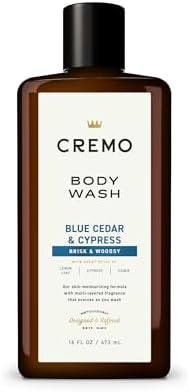 Cremo Body Wash for Men, Rich-Lathering Cypress and Cedar, 16 Fl Oz (Pack of 12) by CremoCompany