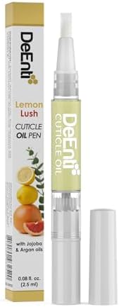 DeEnti Cuticle Oil Pen, Jojoba Nail Oil for Nails, Lemon Scented Nail Care by DeEnti