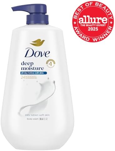Dove Body Wash Body Wash Deep Moisture 30.6 oz Pump, Sulfate Free - Image 2