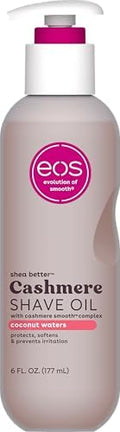 eos Cashmere Shave Oil – Coconut Waters, Moisturizing Shave Oil, 6 oz by eosproducts