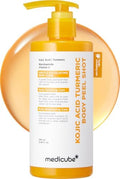 medicube Body Peel Shot with Kojic Acid and Turmeric | Gentle Body Brightening & Exfoliating Serum with BHA, LHA & PHA for Dead Skin Cells, Uneven Looking Skin & Excess Sebum | 9.46 fl.oz (Pack of 2) by medicube