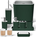 XLHOMO Bathroom Accessories Set - 10PC Gorgeous Green Bathroom Set by BetterbathroomwithXLHOME