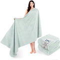 Cotton Paradise 100% Cotton Turkish Towel Set, Soft Absorbent Quick Dry, 2 Piece 35x70 Bath Sheet Set, Mint Green by UNITEDHOMETEXTILE