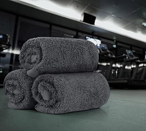 Utopia Towels 60 Pack Washcloths, 12x12 in, 100% Cotton, Grey - Image 5