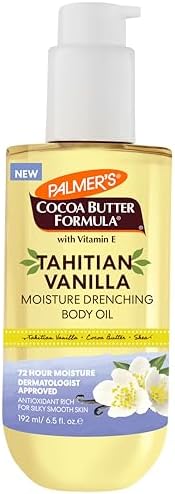 Palmer's Tahitian Vanilla Body Oil, Cocoa Butter Formula, 6.5 Fl Oz (Pack of 12) by Palmers