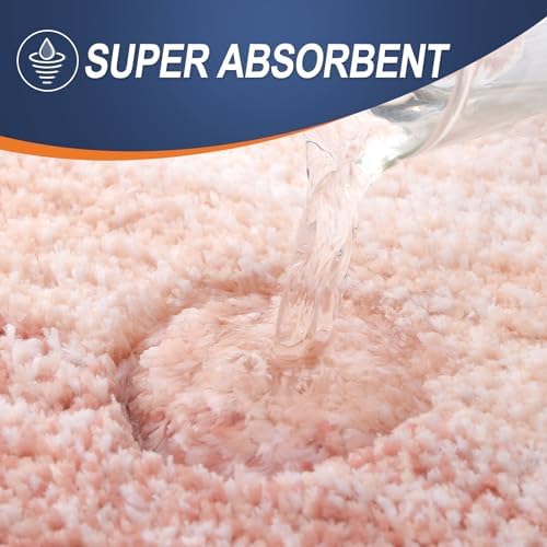 OLANLY Luxury Toilet Rugs U-Shaped 24x20, Soft Absorbent Microfiber Mat - Image 4
