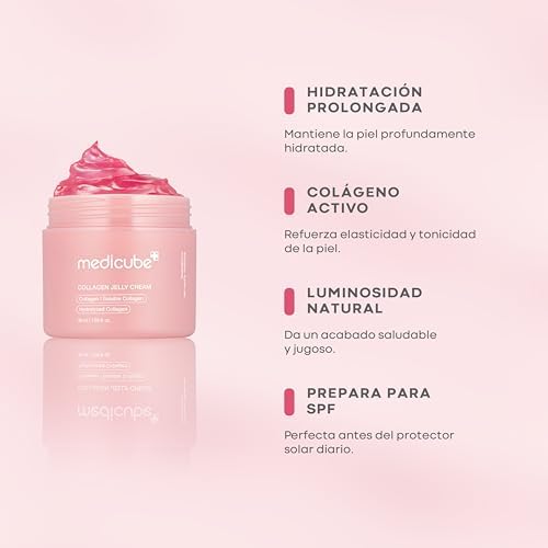 medicube Collagen Jelly Cream- Niacinamide & Freeze-Dried Hydrolyzed Collagen - Boosts skin's barrier hydration and gives 24h Glow & Lifted Look - Korean skincare (1.69 Fl Oz (Pack of 2)) - Image 3