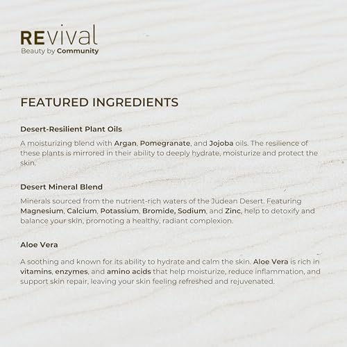 REvival Hand & Nail Cream - Deeply Moisturizing with Dead Sea Minerals, Jojoba, Argan & Aloe - Non-Greasy, Fast Absorbing, Nourishes & Protects Dry Hands & Nails 100ml | 3.4 oz - Image 3