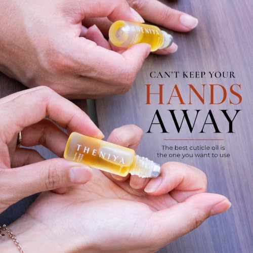 Cuticle Oil Made in USA - Hydrating Roll-On with Jojoba & Vitamin E - 5mL Travel Sized (Rose Fragance) - Image 4