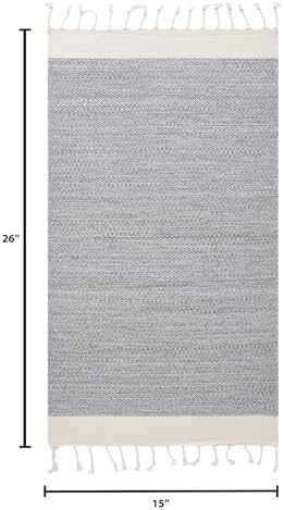 BAY LAUREL Turkish Hand Towel – Pack of 2 | Soft & Absorbent Decorative Towels for Bathroom, Hand, Face, Hair, Gym, Yoga, SPA, Kitchen & Tea | Boho Decor (Gray, Diamond 15x26 Inches (Set of 2) - Image 6