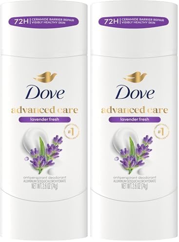Dove Antiperspirant Deodorant Stick Lavender Fresh | 72 Hour Protection | Helps Repair Skin | 2.6 oz by Dove
