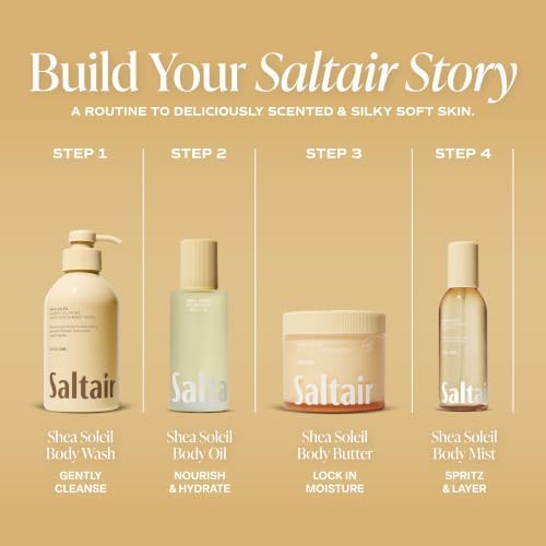 Saltair Body Oil | Shea Soleil After Shower Dry Oil Moisturizer | 4 fl oz - Image 6