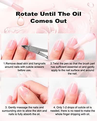 Nail & Cuticle Oil Pen 15Pcs Kit Manicure Essentials Strengthening with Different Naturale Scents Salone SPA Hydrating Repair Treatment Supplies - Image 4