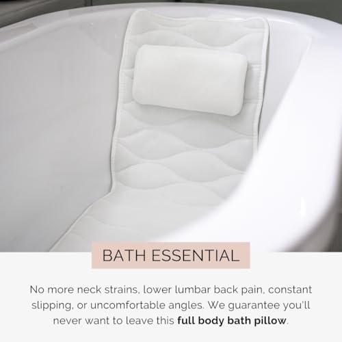Our Full Body Bath Pillow - Ideal Bathtub Accessory for Relaxing Bath Gifts for Women - Image 5