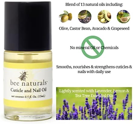 Bee Naturals Natural Nail Care Kit - Natural & Non-Toxic Nail and Cuticle Care Set with Vitamin E - Softens & Protects - Ideal Gift for Repairing Cuticles and Nails - Image 4