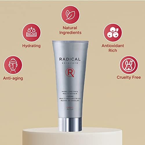 Radical Skincare Hand & Nail Multi Repair Creme - Provide Moisture & Fight Aging | Strengthens Nails & Cuticles | For All Skin Types Including Sensitive Skin | Cruelty & Paraben Free (2.5 oz, 2 Pack) - Image 5