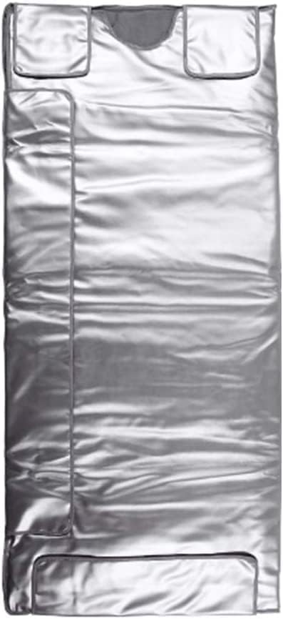 Elitzia Far Infrared Sauna Blanket 3 Independent Heating Zones for Full Body Home Spa Muscle Relaxation 95-176°F Adjustment Easy Clean Waterproof Oxford Fabric 71"x31.5" ETBO20