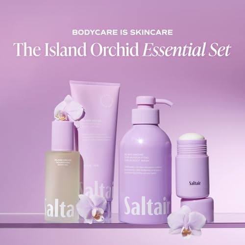 Saltair Body Oil – Silky After Shower and Bath Dry Oil for Women and Men – Non-Greasy, Well-Absorbing Moisturizer for Hydrating Dry Skin – Island Orchid Scent, 4oz (Pack of 2) - Image 3