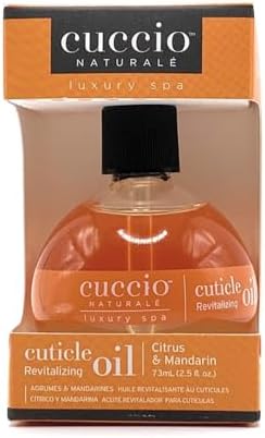 Cuccio Naturale Citrus & Mandarin Revitalizing Cuticle Oil, Lightweight Fast-Absorbing Hydrating Nail & Cuticle Conditioner, Cold-Pressed Oils + Vitamin E, 2.30 Fl Oz by PothosHealthandWellness
