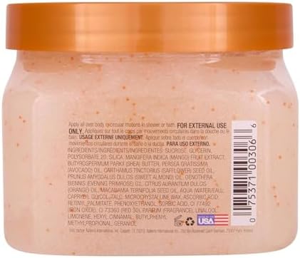 Tree Hut Tropical Mango Body Scrub,Exfoliating&Hydrating Sugar Scrub with Shea Butter&Essential Oils,Smooth Skin,Body Exfoliator For All Skin Types,Self Care Gifts for Women,Vegan,18 Oz (Pack of 12) - Image 3