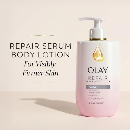Olay Firming Body Lotion for Women, 96HR Moisture, Lightweight Visible Firming Care, with Vitamin B3 & Collagen Peptide, Free of Parabens & Phthalates, Blackberry & Moonflower Scent, 17 fl oz - Image 3