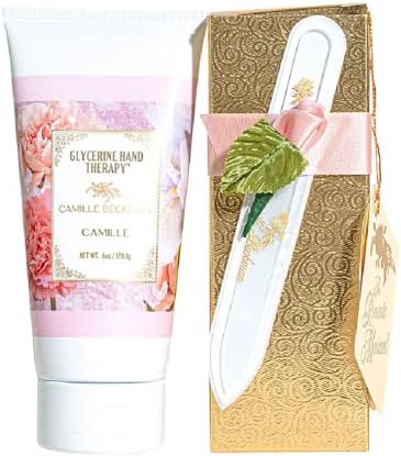 Camille Beckman Manicure Gift Set, Camille Hand Therapy & Crystal Nail File by CamilleBeckman