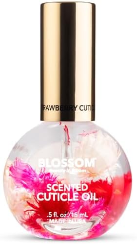 Blossom Cuticle Oil for Nails, Scented Nail Oil Cuticle Care, 0.5 fl. oz by Blossom