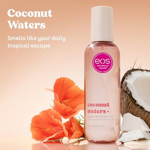 eos Cashmere Body Mist- Coconut Waters, Body Spray for Women, 6 fl oz - Image 2