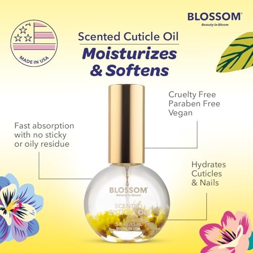 Blossom Cuticle Oil for Nails, Infused with Real Flowers, Lily, 0.5 fl. oz - Image 6