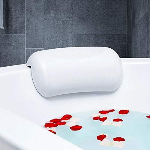 SPA Bath Pillow Non-Slip Bathtub Headrest Soft Waterproof Bath Pillows with Suction Cups Easy to Clean Bathroom Accessories (1pc) by KODENG