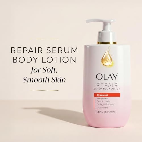 Olay Regenerist Body Lotion for Women, 96HR Moisture, Lightweight Skin Texture Care, with Niacinamide & Collagen Peptide, Free of Parabens & Phthalates, Vanilla Orchid & Pear Nectar Scent, 17 fl oz - Image 3