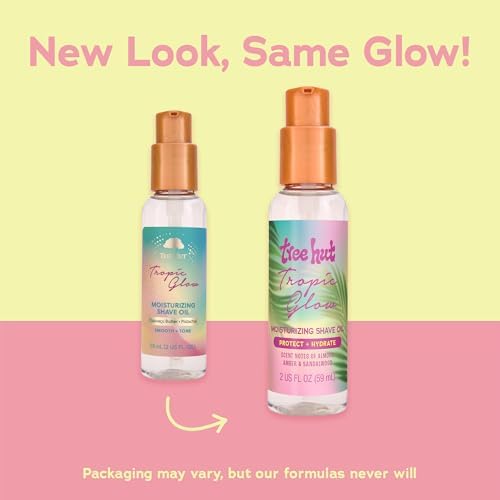 Tree Hut Mini Moisturizing Shave Oil, Tropic Glow, 2 Fl Oz - Image 2